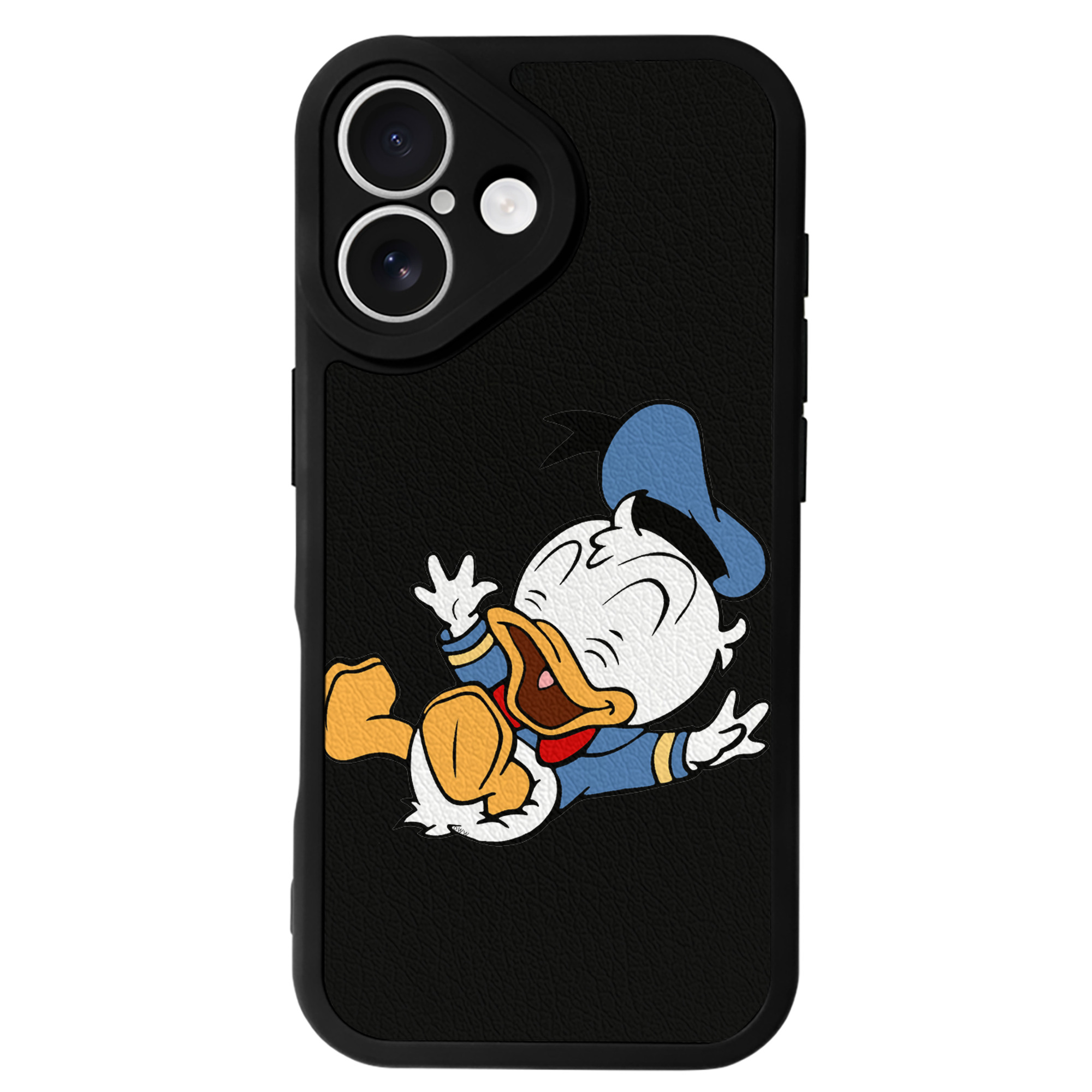 （画像用） ミッキーマウス Mickey Mouse 【iPhone 16シリーズ対応】シリコンスマホケース（レザー調） 材質：シリコン